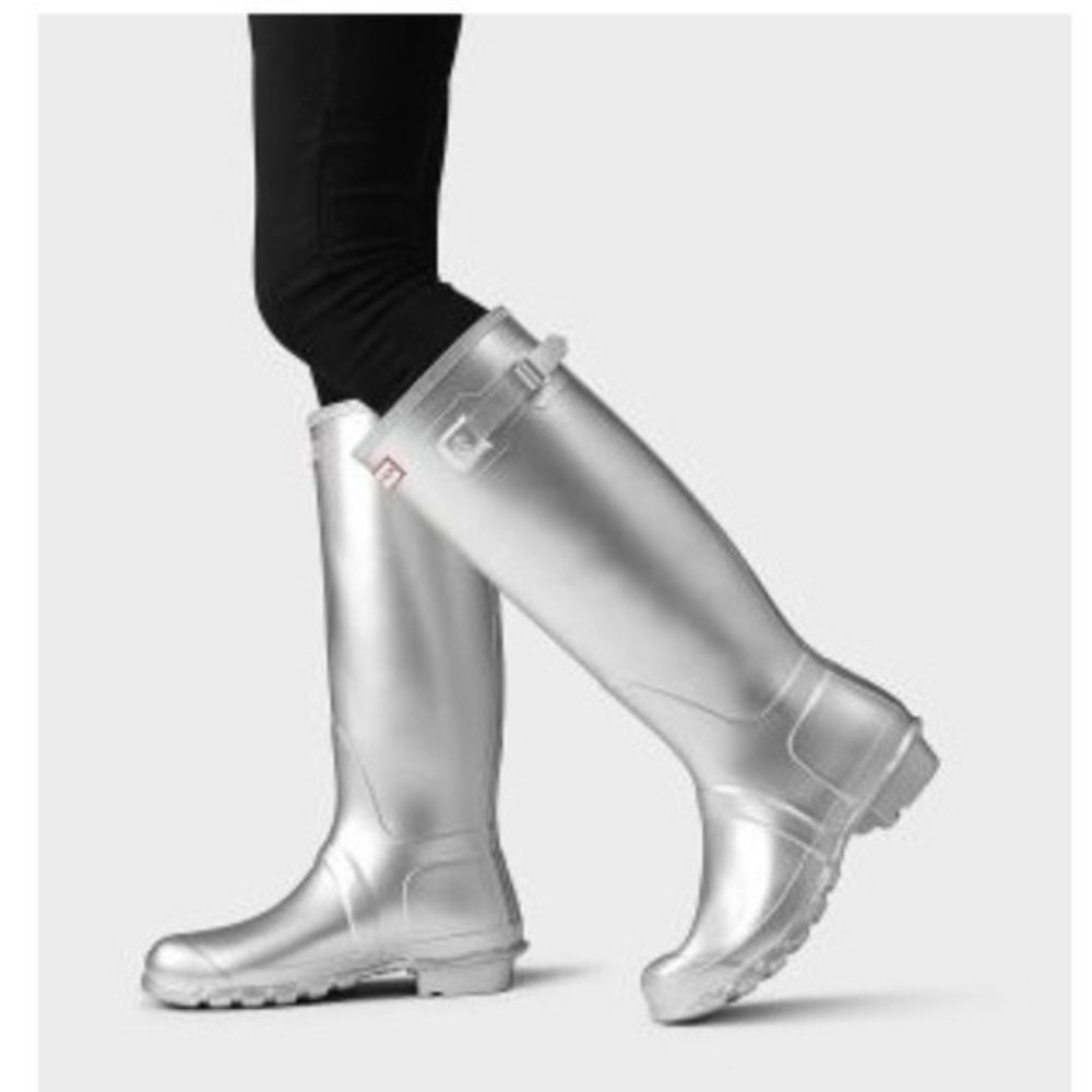 ☔️HUNTER Original Tall Cosmic Waterproof Rain Boot - Picture 1 of 9